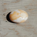 Natural polished Carnelian palm stone