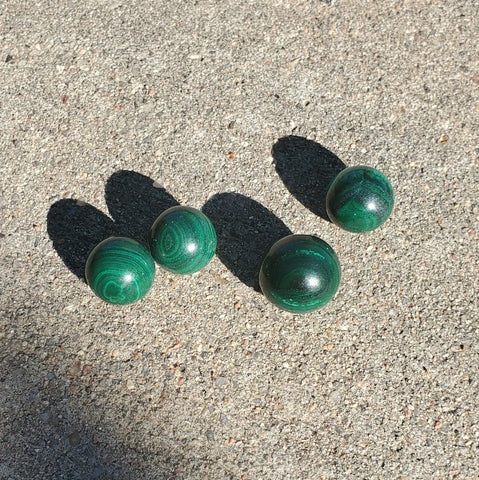 Natural polished Malachite marble