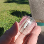 Natural polished Rainbow Fluroite cabachon