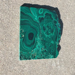 Natural polished Malachite slab