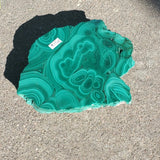Natural polished Malachite slab