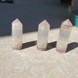 Natural Rainbow Fluorite point