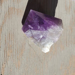 Natural raw and polished Amethyst scepter