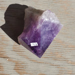 Natural raw and polished Amethyst scepter