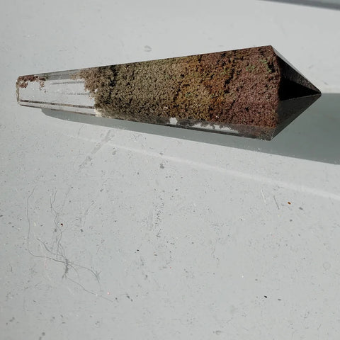 Natural polished Garden Quartz pendulum