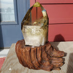 Natural polished Citrine obelisk