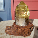 Natural polished Citrine obelisk
