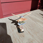 Natural Hummingbird carving