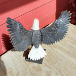Natural carved Bald Eagle
